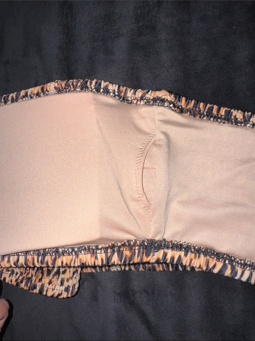 Victorias Secret Swim Leopard Print Tube Top Removable Straps Size XL Resort Sun - Picture 8 of 12